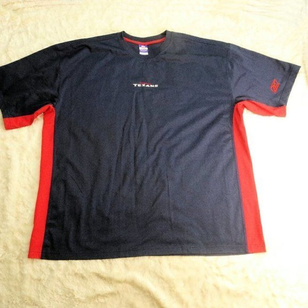 NFL Houston Texans Blue/Red Reebok Shirt 3XL